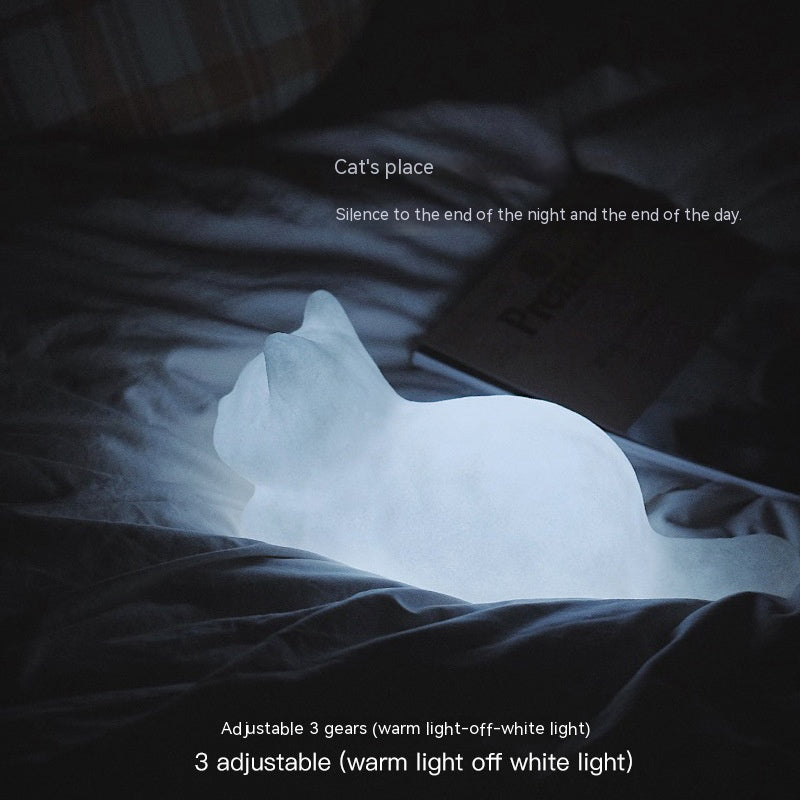 Cat Vinyl Small Night Lamp
