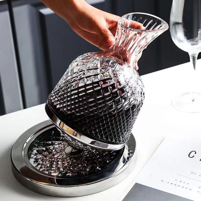 Light Luxury Good-looking Glass Gyro Wine