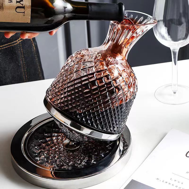 Light Luxury Good-looking Glass Gyro Wine