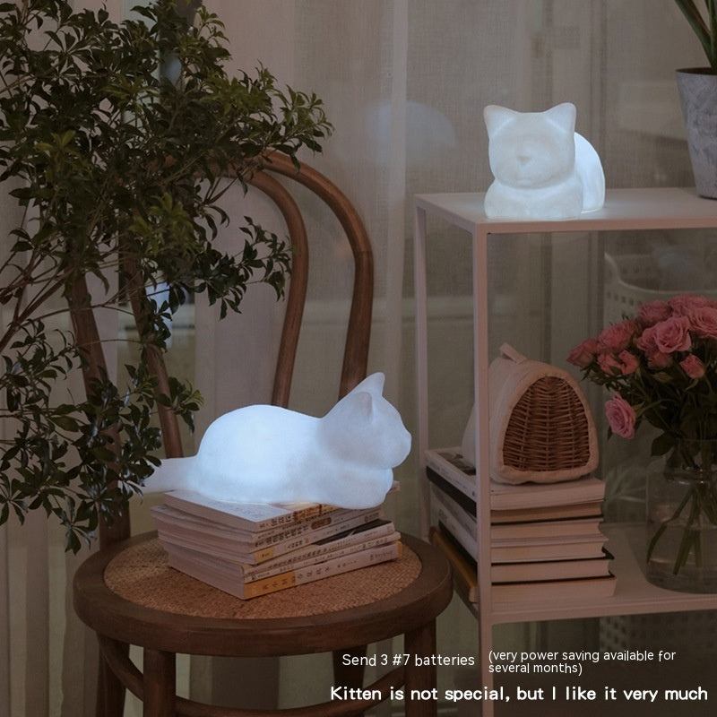 Cat Vinyl Small Night Lamp