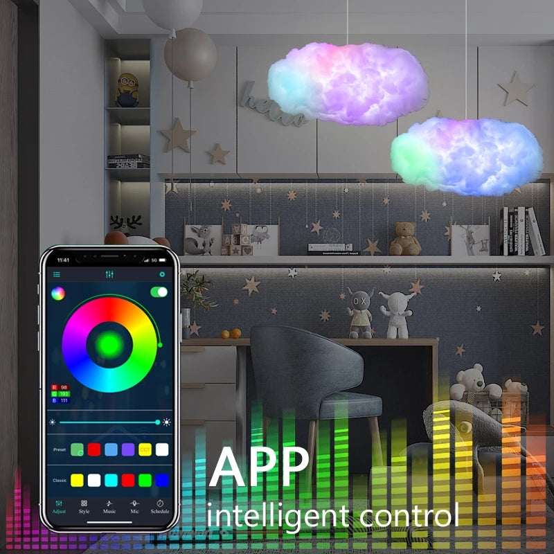 Rgb floating Cloud Light