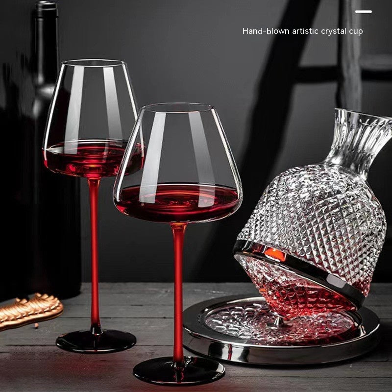 Light Luxury Good-looking Glass Gyro Wine