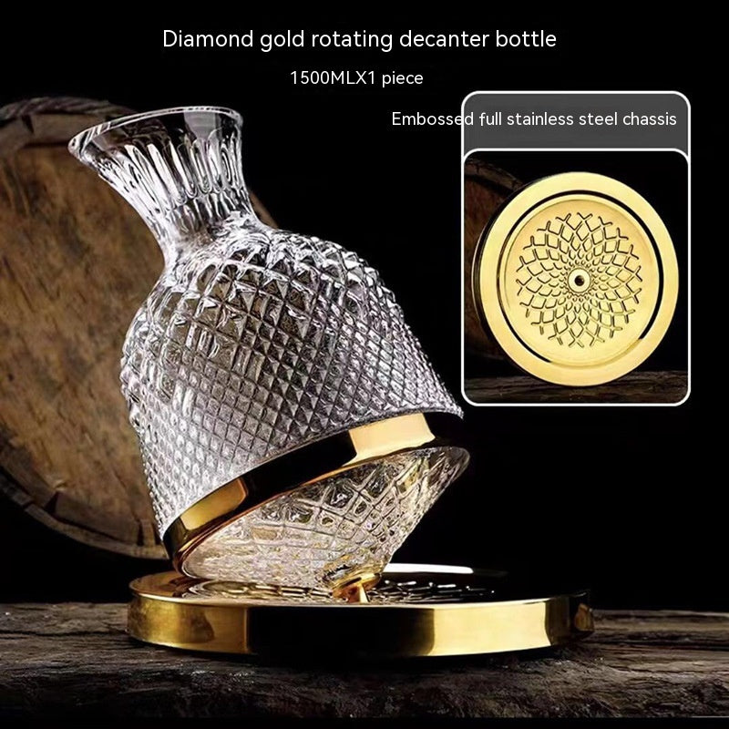 Light Luxury Good-looking Glass Gyro Wine