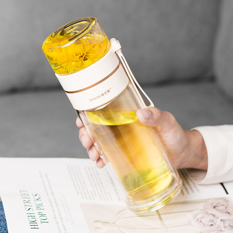 Water Bottle With Tea Infuser Filter Tea Separation