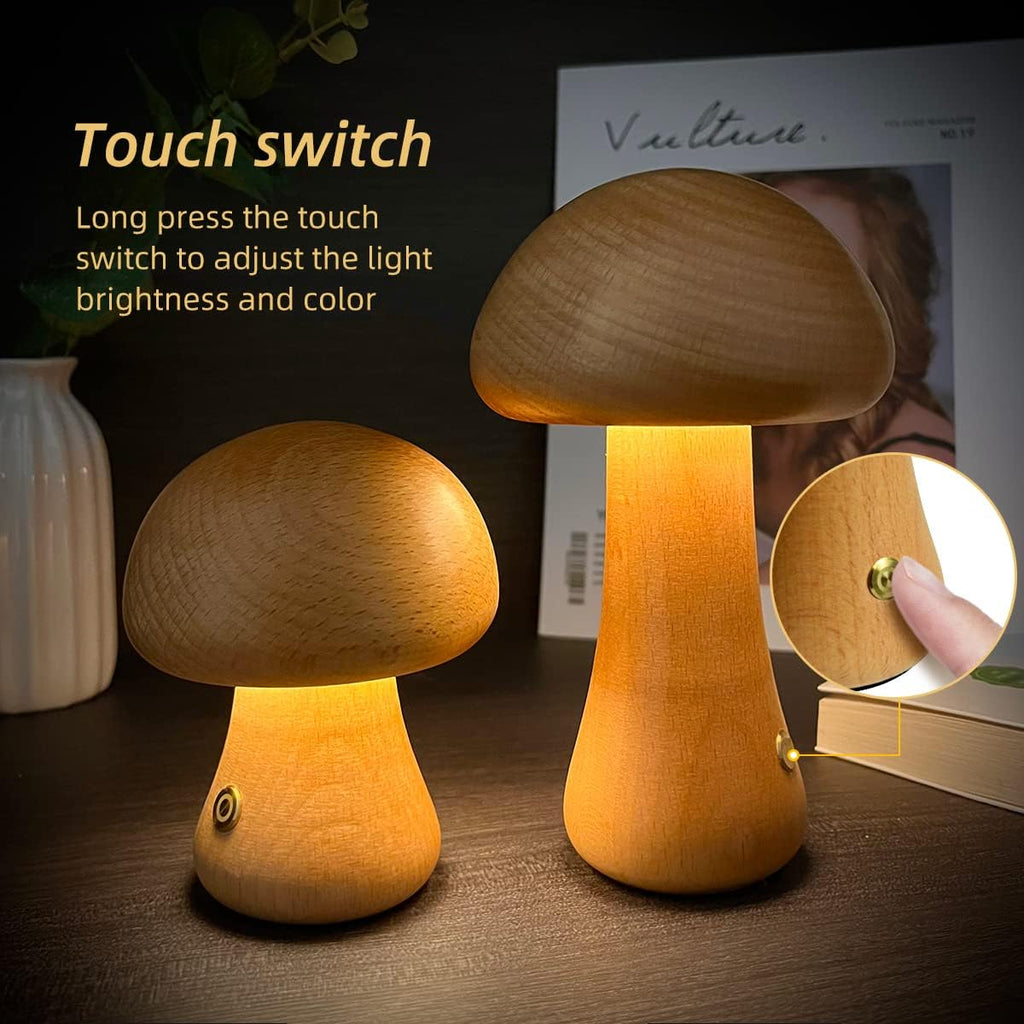 Cute Wooden Mushroom