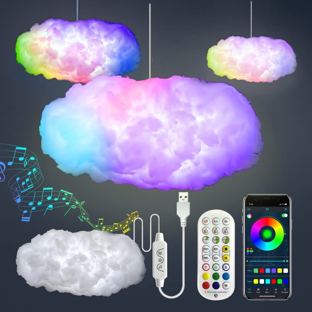 Rgb floating Cloud Light