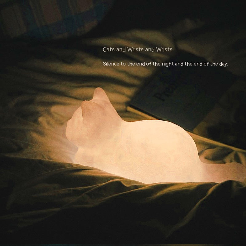 Cat Vinyl Small Night Lamp