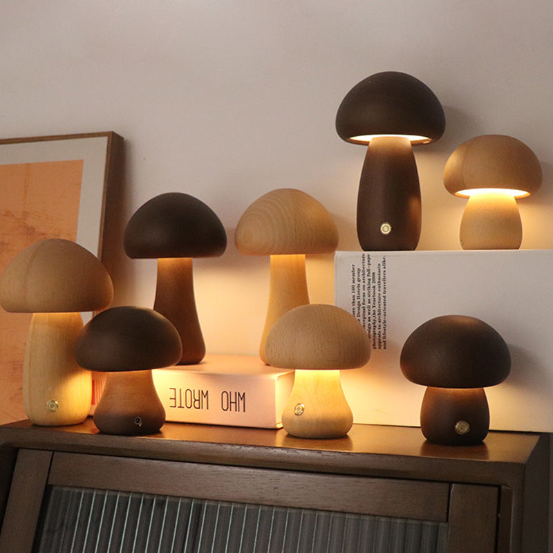 Cute Wooden Mushroom