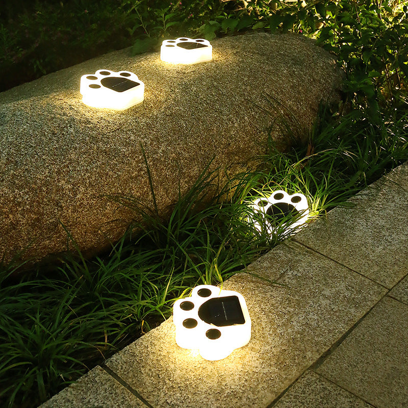 Cat Plug-in Solar LED Lawn Light
