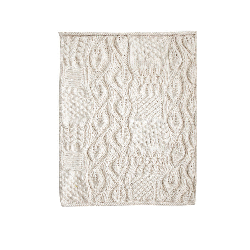 Hand-woven Thick Wool Blankets Sofa