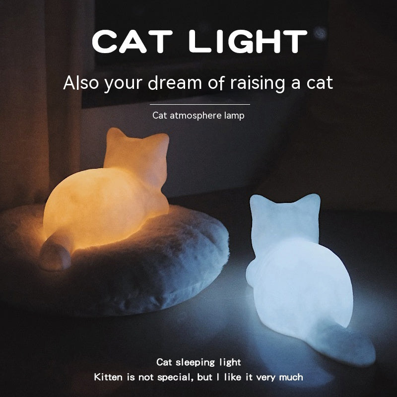 Cat Vinyl Small Night Lamp