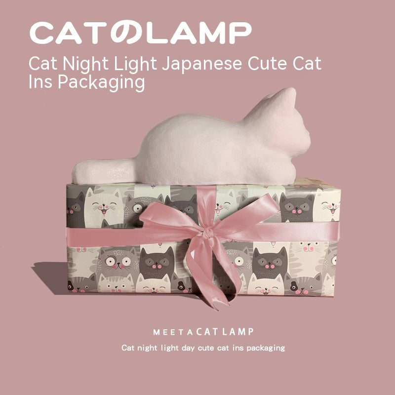 Cat Vinyl Small Night Lamp