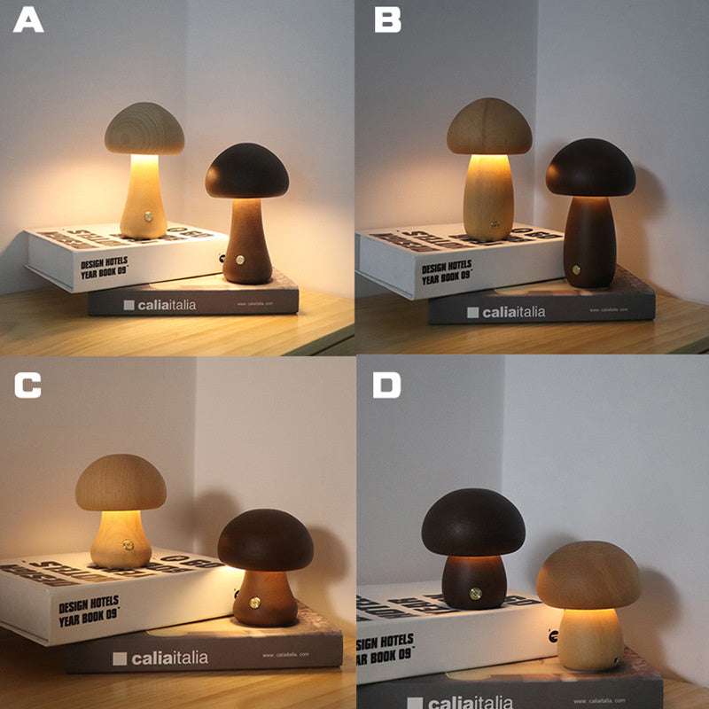Cute Wooden Mushroom