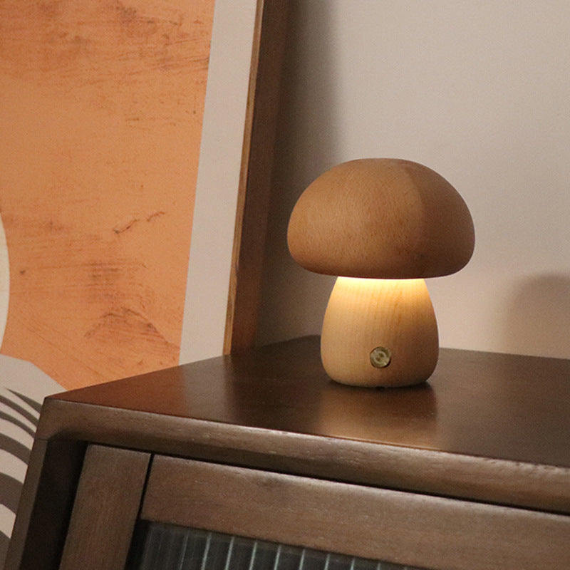 Cute Wooden Mushroom