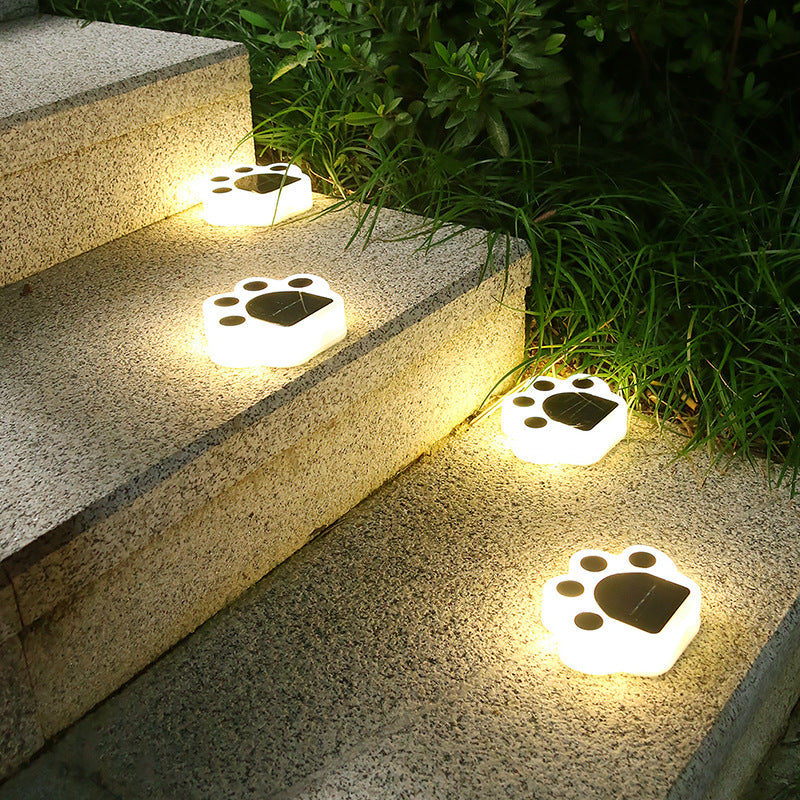 Cat Plug-in Solar LED Lawn Light