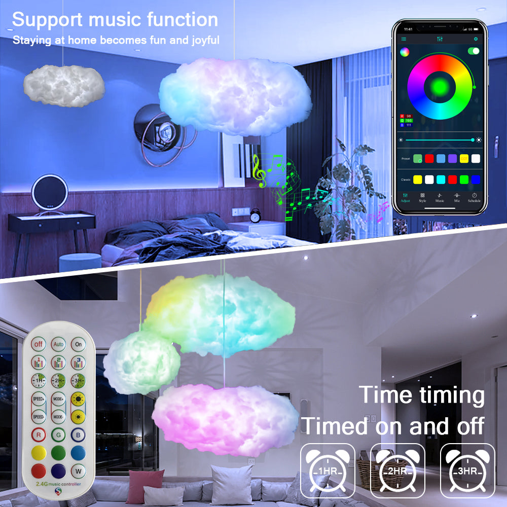 Rgb floating Cloud Light
